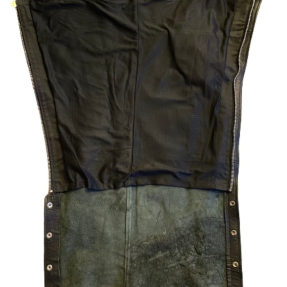 FMC Nomad Unisex Motorcycle Leather Chaps - Size 2X - Picture 8 of 13